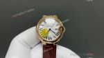 AF Ballon Bleu Cartier 33mm Calibre 076 Movement Rose Gold Case Leather Band Watch